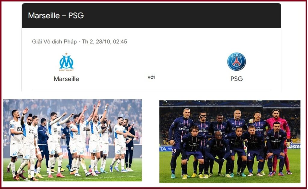 Nhận định trận Marseille vs PSG