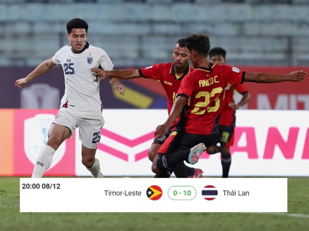 ThaiLan thắng 10-0