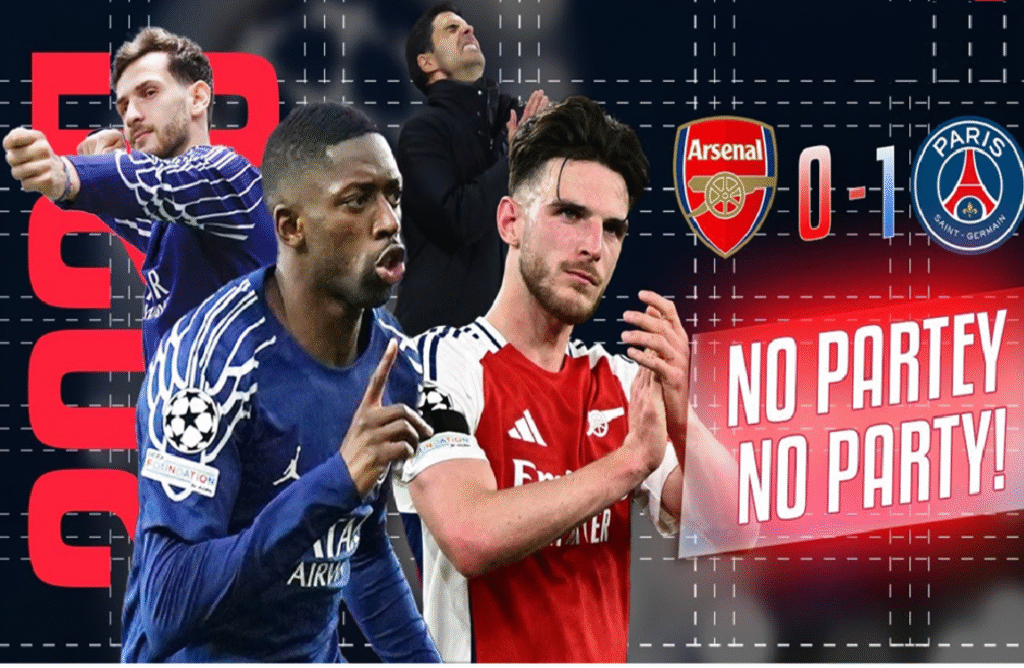 Arsenal và Paris Saint-Germain 0-1