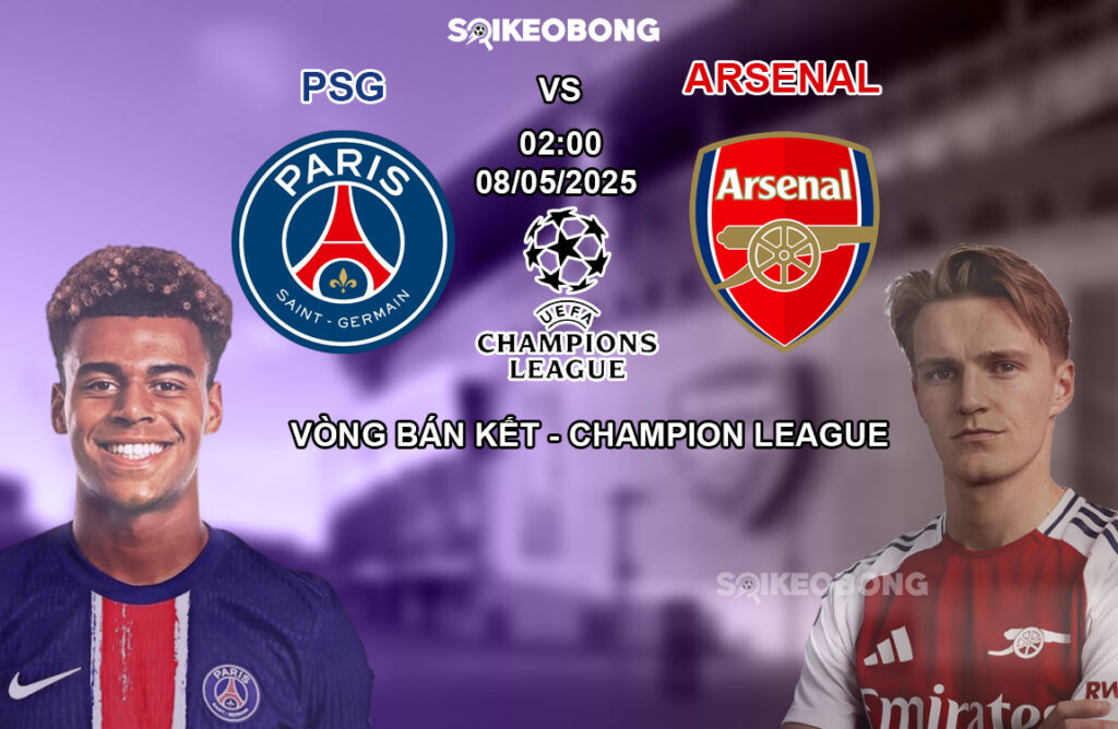 Nhan dinh tran bong Paris Saint-Germain vs Arsenal
