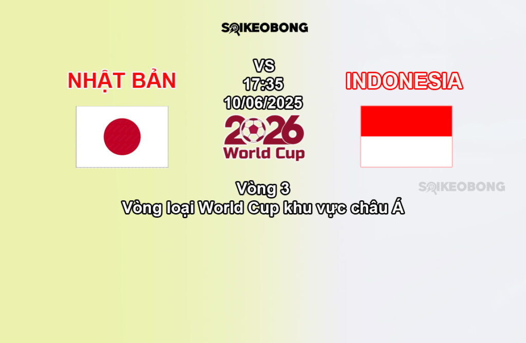 Dự đoán tỷ số Nhật Bản vs Indonesia