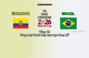 Nhan dinh tran bong da Ecuador vs Brazil