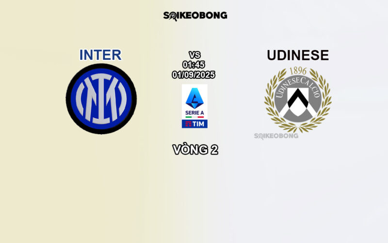 Inter vs Udinese 0145 01092025 Vòng 2 - Serie A