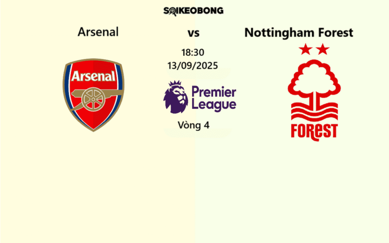 Nhận định Arsenal vs Nottingham Forest 1