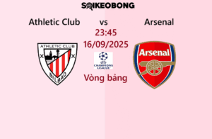Nhận định Athletic Club vs Arsenal