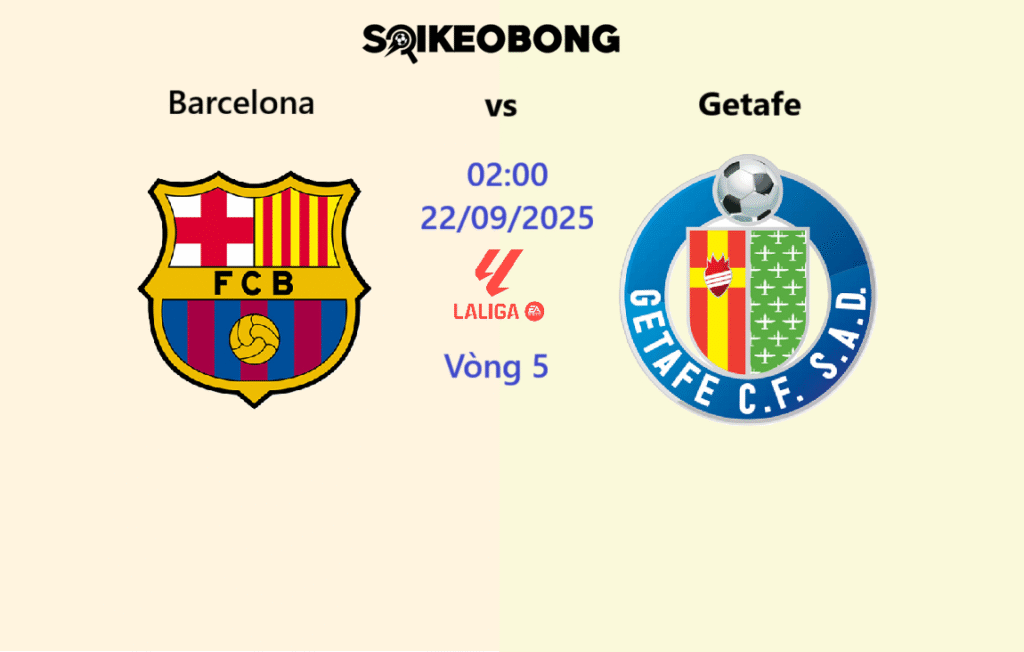Nhận định Barcelona vs Getafe