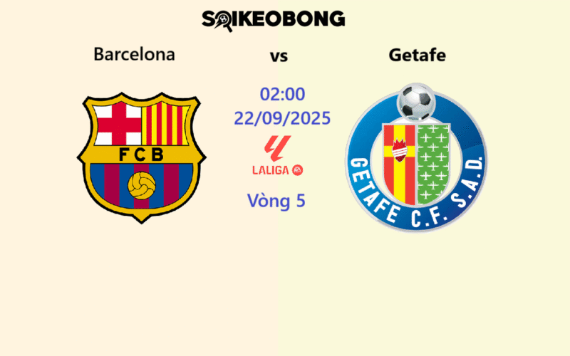 Nhận định Barcelona vs Getafe