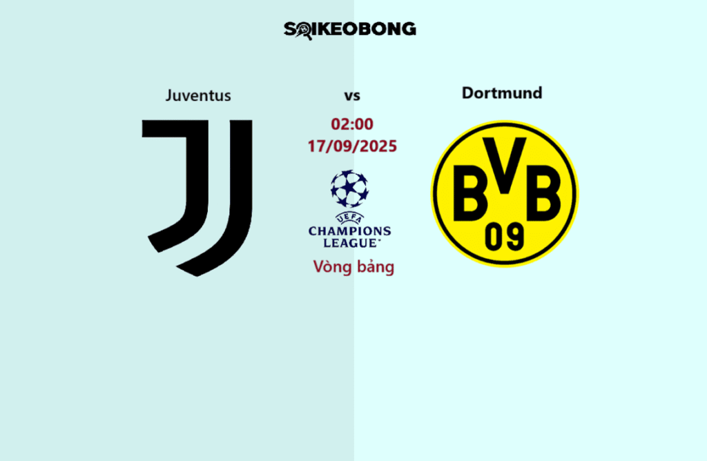 Nhận định Juventus vs Dortmund