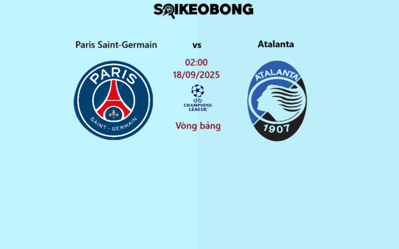 Nhận định Paris Saint-Germain vs Atalanta