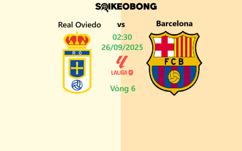 Nhận định Real Oviedo vs Barcelona