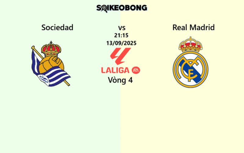 Nhận định Real Sociedad vs Real Madrid