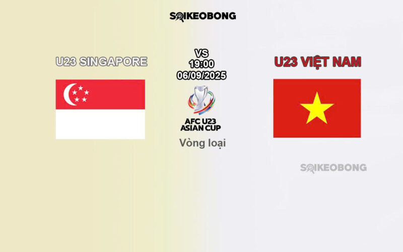 U23 Singapore vs U23 Việt Nam